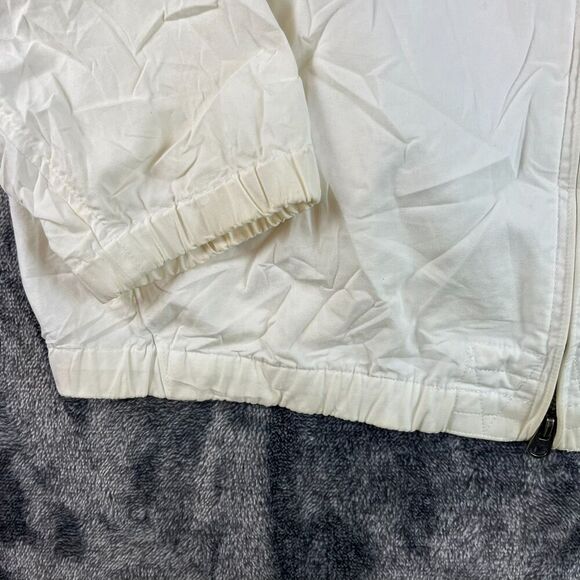 Vtg Polo Ralph Lauren Big Pony Flag Patch Full Zip Jacket Men's L White *Read - Picture 3 of 16